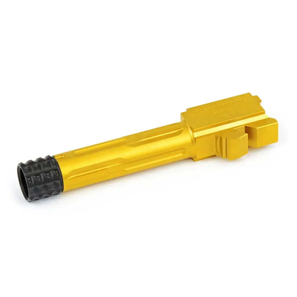 Killer Innovations Velocity Threaded Barrel, Glock 26, TiN Gold