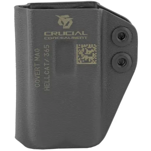 [1039] Crucial Concealment Covert Mag Pouch IWB Springfield Hellcat Sig P365 Amb Blk