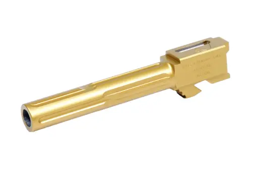 [GLKBN201GLD] Killer Innovations Velocity Fluted Gold Barrel for Glock 17 Gen1-4 